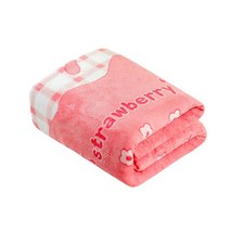 SeekFun 고밀도 극세사 담요 부드러운 캠핑 블랭킷 이불 꽃무늬