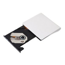 블루레이플레이어 외부 Bluray 드라이브 USB 30 광학 버너 블루 레이 CD DVD RW, 01 WHITE