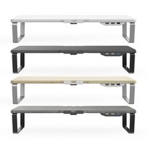 제닉스 M-DESK A1 모니터받침대, 우드
