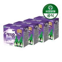 유한양행 [본사직영] 해피홈 리퀴드 리필 2입(총 90일분), 4개