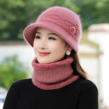 그린코코 엘레강스 겨울 여성모자 니트모자
