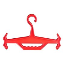 수영워터스포츠용품 서핑 수영 보트 악세사리 용품 수리 부품 호환 헤비 듀티 코트 옷걸이 내구성 잠수복 걸이 미끄럼 방지 휴대용 기어 옷걸이 디럭스 bcd 빠른 건조 옷걸이, 빨간색