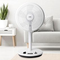 35cm 5엽날개 써큘레이터망 스탠드형 선풍기/안전망 헤드/화이트&블랙포인트 디자인, 14인치 써큘망 선풍기