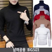 턴키 남성 빅사이즈 90~110까지 목폴라 FT-162
