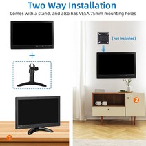 터치 모니터 노트북 보조모니터 휴대용 10.1 인치 1920x1200 USB AV VGA BNC HDMI 호환 PC 게이머 PS4 XBOX TV 박스 스틱 스위치 라즈베리 파이, 02 10.1 1280x800