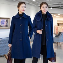 모슬린 엄마옷 폭스퍼 울 알파카코트 YJC112108 마담/미시옷/중년여성의류/50대/60대여성옷/빅사이즈