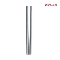 빠루 야스리 스테인레스 스틸 스토브 파이프 20cm-50cm 6cm 굴뚝 야외 캠핑 화재 난방 난로 보일러 배기 연, 4D