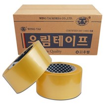 우림중부지사 박스테이프 투명 opp 포장용 경포장 48mm x 50M x 50개, L3-경포장(50Mx50개)투명