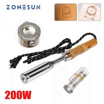 날인기 불박기 생산날짜 유통기한 자동 인쇄기 ZONESUN 엠보싱 기계 핫 스탬핑 가죽 사용자 정의 로고 인쇄, 01 150w soldering iron