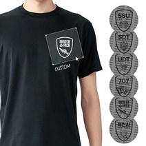 쿨론 특수부대마크 쿨론 블랙 반팔 해병대