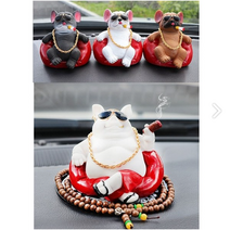 엘로이즈 틱톡 차량용 피규어, 아메리칸 불독 브라운, 1개