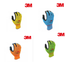 3M 컴포트그립 사철용 NBR코팅 장갑 4가지색상 택배 배달 이사 건설 조선소 생산, L, 블루