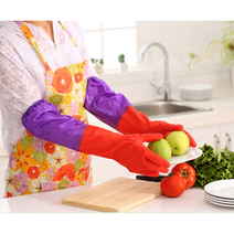 굿위드 기모안감 다용도 목 긴 기모 고무장갑 밴드형 3개입