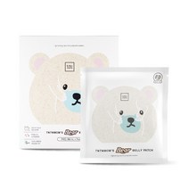 튼튼맘스 베어벨리팩 55ml*7매입 - 임신선물 보습 비건 인증 복부팩 태교마사지, 385ml, 1개