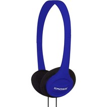 코스 KOSS KPH7B 포터블 On-Ear 헤드 Head phone with Adjustable band - Blue