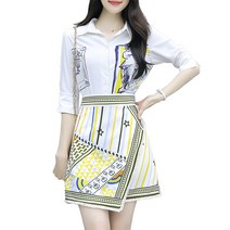 봄롱원피스 봄옷 여성 작은 키커 보이는 타입 신 칠부 소매 여름 x2개 2069288133
