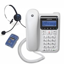 [모토로라] 유선전화기 CT511RA+헤드셋전환기 HP-103
