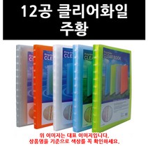 (3207190) 12공 클리어화일 주황