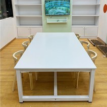 어린이 미술 학원 책상 테이블 어린이집 유치원 공부방 넓은책상 교습소, K 160x100x60