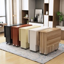 세라믹상판 8인용 확장형 4인용 원형 식탁 창의적인 원목 접이식 거실 주방 물품 보관 가정용 가구 신제품, 8.140cm maple