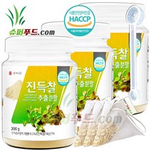 HACCP 식약처 인증 국산 진득찰 단백질 추출물 키레놀 헤스페리딘 사포닌 비타민 a 칼슘 팔라니토스 국내산 진득찰추출분말 + 슈퍼푸드.com 연자육 티백, 3세트, ( 병 200g + 1g )