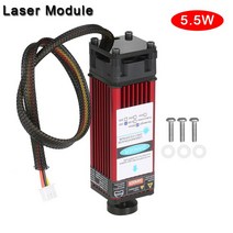 소형 레이저 각인기 금속 목재 미니 조각기 40W 레이저 모듈 450nm 조각 머리 기계 CNC 라우터에 대 한, 05 Wine Red 5.5W