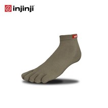 인진지 쿨맥스 스포츠 발가락 양말, SAND