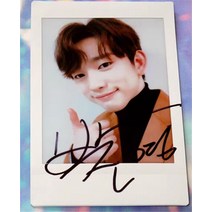 서명된 에디션 폴라로이드 GOT7 JB 진영 마크 잭슨 영재 밤밤 유경 손으로 자필 K-POP, [08] JinYoung
