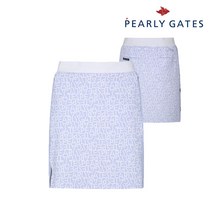 파리게이츠 골프 pearlygatesgolf여성 스마일 울오버 로고 큐롯스커트 P521A1PC372_BL, 002, BL, 1개