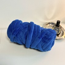 벨벳 자이언트얀 실 500g 가방만들기 자이언트얀실 망고실 벨벳얀 도평리새댁, 코발트블루