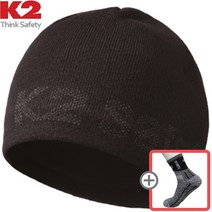 K2 정품 비니+양말 사은품 증정 (여성비니 남성비니 비니모자 니트비니 겨울모자 가을비니 니트모자 숏비니 롱비니), 블랙(Black)