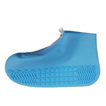 남자 흰색 신발 커버 지퍼 재사용 가능한 방수 신발 커버 여성 39s galoshes 미끄럼 방지 overshoes 실리콘 레인 커버 신발