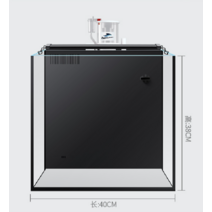 해수 어항 세트 큐브 30 50 60 내부 배면 섬프 LED 니모 구피 열대어, HB400 - 표준