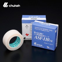 쥬코 CHUKOH TAPE 테프론테이프 실리콘테이프 내열테이프 ASF110 두께 0.08 10mm 13mm 19mm 25mm 30mm 50mm 100mm, 폭 25mm
