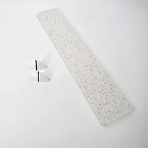 화이트 크리스탈 쿼츠 라돈측정 친환경 욕실 일자선반 엔지니어스톤, 블랙 가이드바