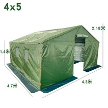 군용막사 천막 농막 서바이벌 밀리터리 현장 텐트 건설현장 텐트 조립식 그늘막 밀리터리, D 타입