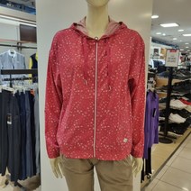 르까프 [백화점 인기상품] 루즈핏 드롭숄더 디자인으로 캐주얼하게 착장하기 좋은 후드넥 여성바람막이 1219JS254