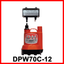대화 전기 펌프 DPW70C-12 수중 배수 펌프 소형 자동 DC 12