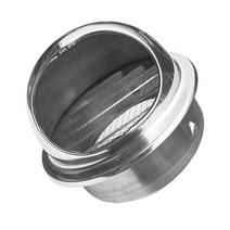 환풍기 커버 교체 욕실 주방 덕트 환기스테인레스 스틸 벽 천장 에어 벤트 배기 그릴 커버 콘센트 가열 냉각 앰프 통풍구 캡, 100mm