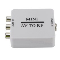 RF/동축/동축 변환기용 RCA / A V 컴포지트 비디오 케이블 HDMI 호환 모듈레이터 TV, 한개옵션0
