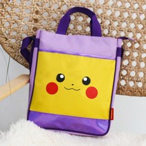 포켓몬스터 스마일페이스 학교 보조가방 피카츄 크로스가방 실내화가방 신주머니 아동 초등 학생 학원 가방 입학 선물