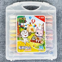 티티파스 애니멀캠프 36색-크레용 크레파스 미술용품, 단품