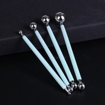 도예도구 도자기도예도구 세라믹도예도구도자기 조각 도구 세트 세라믹 디테일 텍스처 쉐이핑 블레이드, 04 4Pcs-L