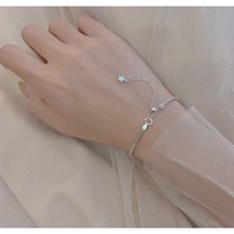 엘레강스 은도금 팔찌
