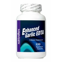 향상된 마늘 EDTA - 1000mg 고 칼슘 디소듐 포뮬라 말산 시스테인 및 파슬리., 120 Count (Pack of 1)
