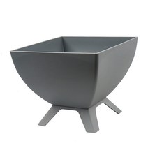 갑조네 사각스탠드화분 사다리꼴 플라스틱화분 플분 분갈이, (그레이)