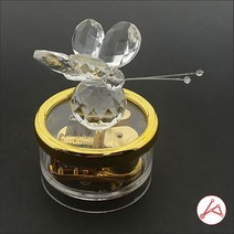 원형 오르골(크리스털 나비)-5곡 중, 생일축가