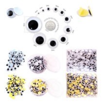 꼬끄린 인형 눈알 스티커 혼합 통포장-7종