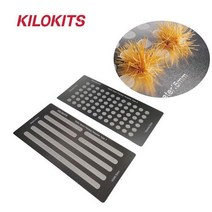 강아지 모양 잔디 심기 템플릿 도구 무리 어플리케이터 철도 풍경 디오라마 농업, 3015A