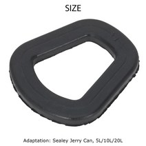 제리캔 석유통 jcs01 universal sealey jerry can seal 연료 고무 씰 링 가스켓 5l 10l 20l, 검은색, 1개